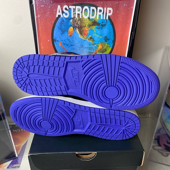 🆕 - Air Jordan 1 Mid Tiger Stripe - Size: Mens 7 - Picture 10 of 11